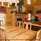 Dining Room View of Cabin 257 (Mountain Charm) at Eagles Ridge Resort at Pigeon Forge, Tennessee.