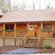 Front outside view of cabin 259 (Country Charm) , in Pigeon Forge, Tennessee.