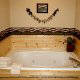 Private Jacuzzi View of Cabin 261 (Smoky Mountain High) at Eagles Ridge Resort at Pigeon Forge, Tennessee.