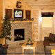 Living Room View of Cabin 261 (Smoky Mountain High) at Eagles Ridge Resort at Pigeon Forge, Tennessee.