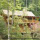 Outside View of Cabin 261 (Smoky Mountain High) at Eagles Ridge Resort at Pigeon Forge, Tennessee.