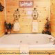 Jacuzzi View of Cabin 262 (Tucked Away) at Eagles Ridge Resort at Pigeon Forge, Tennessee.