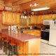 Kitchen View of Cabin 300 (Soaring Eagles) at Eagles Ridge Resort at Pigeon Forge, Tennessee.