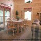Dining Room View of Cabin 302 (Best Of Times) at Eagles Ridge Resort at Pigeon Forge, Tennessee.