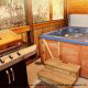 Out door hot tub on deck in cabin 307 (Eagles View) , in Pigeon Forge, Tennessee.