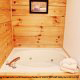 Private jacuzzi in cabin 307 (Eagles View) , in Pigeon Forge, Tennessee.