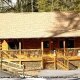 Exterior view of cabin 308 (The Cozy Bear ) , in Pigeon Forge, Tennessee.