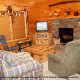 Country living room in cabin 311 (Chanticleer) , in Pigeon Forge, Tennessee.