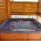 Hot tub on deck in cabin 314 (Yall Come Back Now Ya Hear) , in Pigeon Forge, Tennessee.