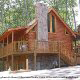 Side view of cabin 314 (Yall Come Back Now Ya Hear) , in Pigeon Forge, Tennessee.