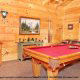 Game Room View of Cabin 315 (Hillside Retreat) at Eagles Ridge Resort at Pigeon Forge, Tennessee.