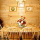 Country dining room in cabin 316 (Black Bear Hideaway) , in Pigeon Forge, Tennessee.