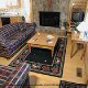 Living Room View of Cabin 33 (Ganmas Getaway) at Eagles Ridge Resort at Pigeon Forge, Tennessee.