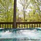 Hot Tub on Deck in Cabin 34 (Little Rocky Top) at Eagles Ridge Resort at Pigeon Forge, Tennessee.