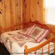 Living Room with Day Bed in Cabin 35 (Beautiful Design) at Eagles Ridge Resort at Pigeon Forge, Tennessee.