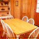 Roomy Country kitchen in cabin 38R (Country Romance), in Pigeon Forge, Tennessee.