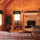 Den View of Cabin 38b (Crest View) at Eagles Ridge Resort at Pigeon Forge, Tennessee.