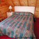 Country style bedroom in cabin 4 (Eagles Paradise) , in Pigeon Forge, Tennessee.