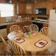 Fully furnished kitchen in cabin 4 (Eagles Paradise) , in Pigeon Forge, Tennessee.