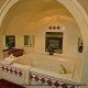 A private jacuzzi with a Roman style arch  in cabin 40 (Bear Pause), in Pigeon Forge, Tennessee.