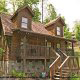 Front exterior view of cabin 41 (Tennessee Mountain Memories) , in Pigeon Forge, Tennessee.
