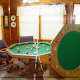 Bumper Pool Game Table in Cabin 47 (Moody Blue) at Eagles Ridge Resort at Pigeon Forge, Tennessee.
