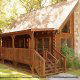 Front View of Cabin 48 (Bearly Wadin) at Eagles Ridge Resort at Pigeon Forge, Tennessee.
