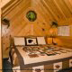 Bedroom View of Cabin 49 (Dream View) at Eagles Ridge Resort at Pigeon Forge, Tennessee.