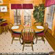 Enjoy each meal in this large bright dining room in cabin 51 (Natures Grace Retreat), in Pigeon Forge, Tennessee.