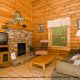 Living Room View of Cabin 53 (Berry Special) at Eagles Ridge Resort at Pigeon Forge, Tennessee.