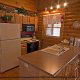 Elegant country kitchen to cook any time of meal in cabin 54 (Mountain Majesty), in Pigeon Forge, Tennessee.