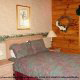Bedroom View of Cabin 56 (Mountain High) at Eagles Ridge Resort at Pigeon Forge, Tennessee.