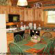 Kitchen View of Cabin 56 (Mountain High) at Eagles Ridge Resort at Pigeon Forge, Tennessee.