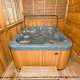 Jacuzzi View of Cabin 57 (Bear Heaven) at Eagles Ridge Resort at Pigeon Forge, Tennessee.