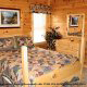 Bedroom View of Cabin 58 (Blue Heaven) at Eagles Ridge Resort at Pigeon Forge, Tennessee.