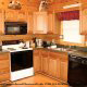 Kitchen View of Cabin 58 (Blue Heaven) at Eagles Ridge Resort at Pigeon Forge, Tennessee.
