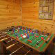 Game Room View of Cabin 6 (On Eagles Wings) at Eagles Ridge Resort at Pigeon Forge, Tennessee.