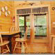 Dining Room View of Cabin 66 (Lil Bit Of Heaven) at Eagles Ridge Resort at Pigeon Forge, Tennessee.
