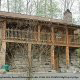Outside View of Cabin 69 (Rachels Treehouse) at Eagles Ridge Resort at Pigeon Forge, Tennessee.