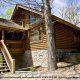Outside View of Cabin 70 (Mountain Laurel Hideaway) at Eagles Ridge Resort at Pigeon Forge, Tennessee.