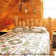 Bedroom View of Cabin 71 (Simple Pleasure) at Eagles Ridge Resort at Pigeon Forge, Tennessee.
