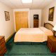 Classic Bedroom View of Cabin 74 (Gerralds Chalet) at Eagles Ridge Resort at Pigeon Forge, Tennessee.