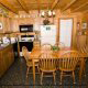 Kitchen View of Cabin 74 (Gerralds Chalet) at Eagles Ridge Resort at Pigeon Forge, Tennessee.