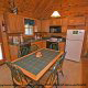 Large fully furnish country kitchen in cabin 76 (Bear Tracks), in Pigeon Forge, Tennessee. 