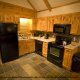 Modern appliances in this kitchen make it easy to cook any meal in cabin 79 (Robyns Nest), in Pigeon Forge, Tennessee.