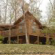 A front picture of this huge luxurious cabin 79(Robyns Nest), in Pigeon Forge, Tennessee.