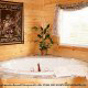 Private jacuzzi in cabin 813 (Heavenly View) at Eagles Ridge Resort at Pigeon Forge, Tennessee.