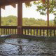 Outdoor hot tub on porch in cabin 815 (As Good As it Gets) at Eagles Ridge Resort at Pigeon Forge, Tennessee.