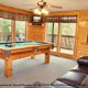 Game Room View of Cabin 816 (Almost Paradise) at Eagles Ridge Resort at Pigeon Forge, Tennessee.
