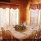 Dining Room View of Cabin 817 (Tranquility) at Eagles Ridge Resort at Pigeon Forge, Tennessee.